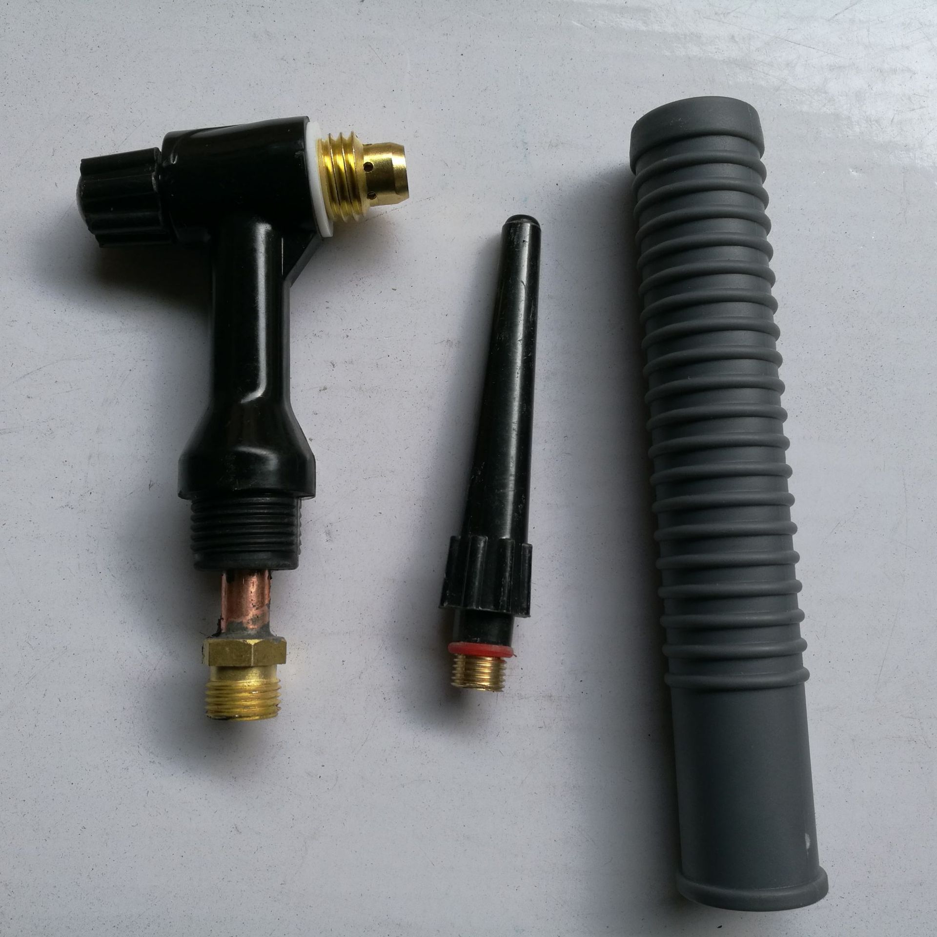 厂价批发氩弧焊枪把气冷qq300型黄把加重铜体m16外牙土枪枪头