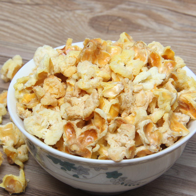 批发永明黄金豆爆米花蛋花奶油味手抓包小袋装500克一袋