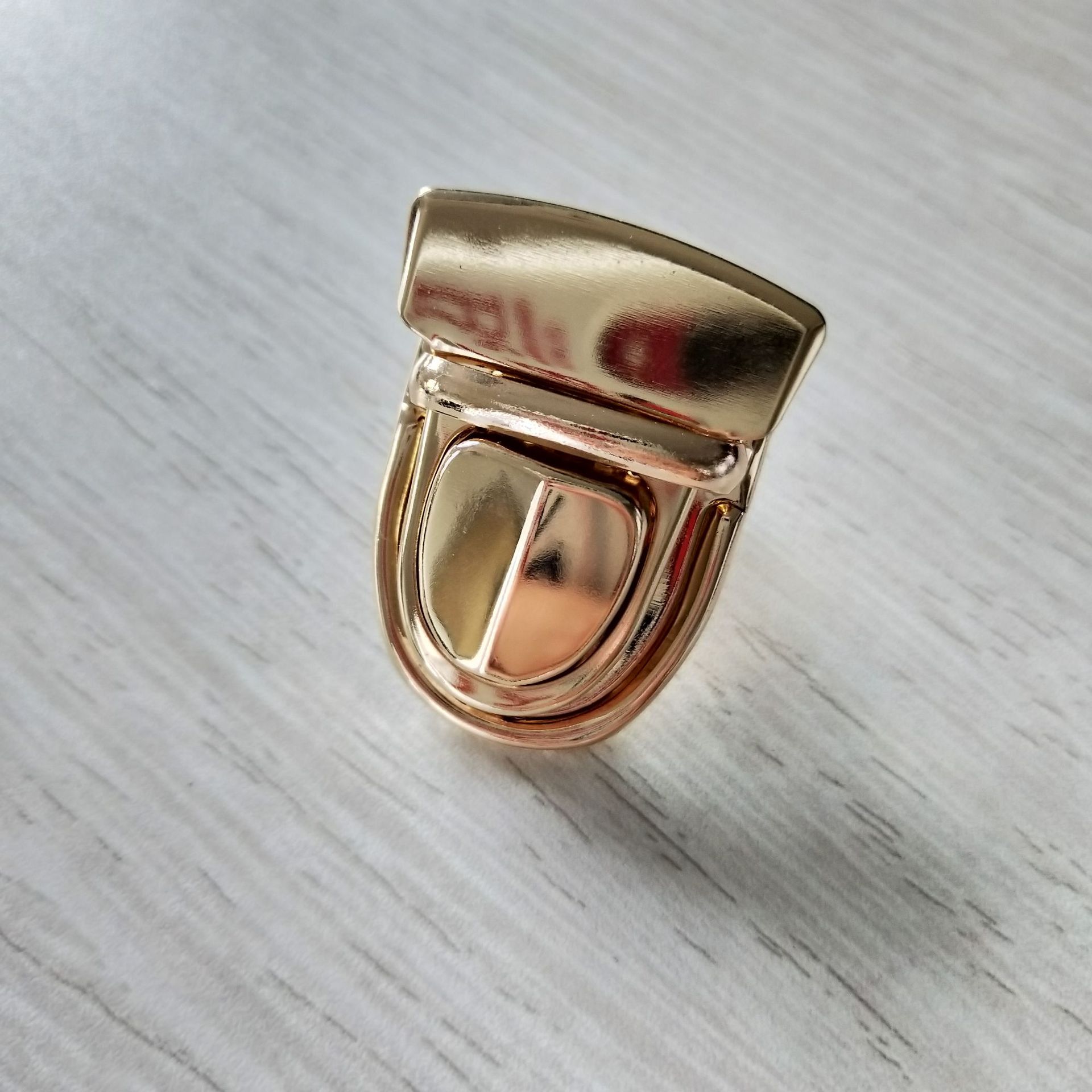 diy手工编织包箱包五金配件 泫雅同款包包锁扣 鸭嘴扣 014插锁