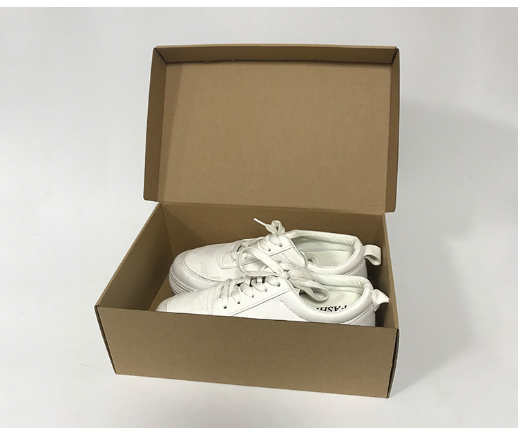 现货男女纸鞋盒天地盖鞋盒纸盒长方形上下盖休闲鞋高跟鞋包装盒