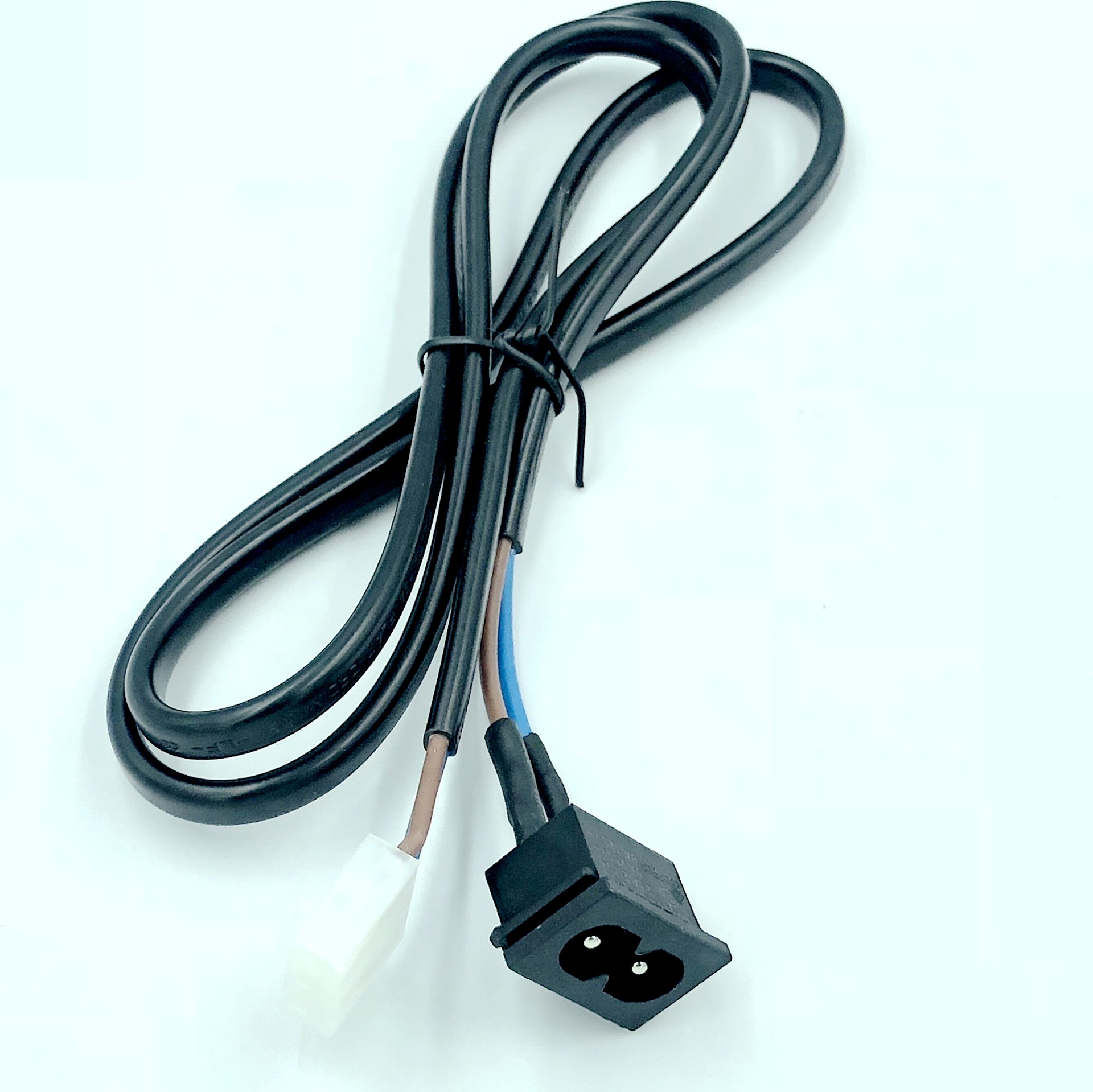 八字尾公母电源延长线 c7c8延长线 8字公 8字尾2芯插头充电电源线