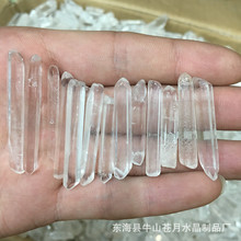 天然白水晶原石抛光水晶柱长条水晶香薰 DIY饰品灯饰装修能量消磁