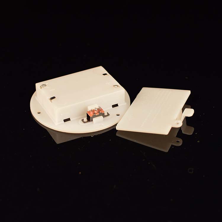 3节7号圆形电池盒闪烁圆形底座电池盒八功能闪烁玻璃工艺品底座