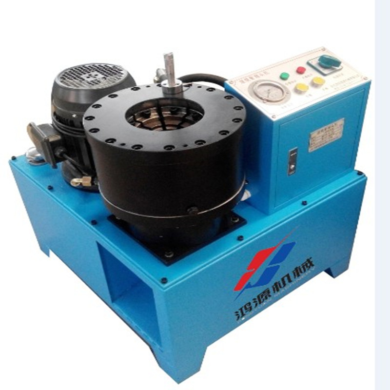 鸿源小型钢管缩管机液压缩口机胶管扣压设备朱