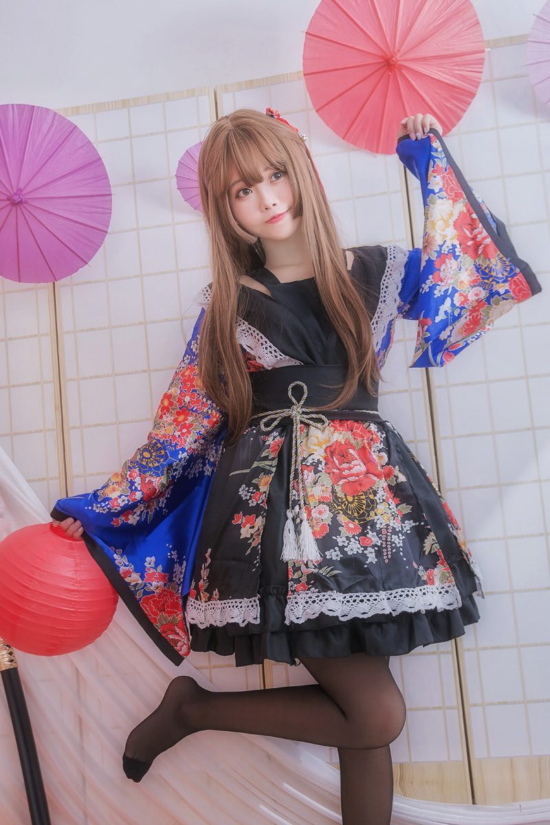 极乐净土舞蹈服cosply服装女洛丽塔裙宅舞和服女仆装动漫和服女