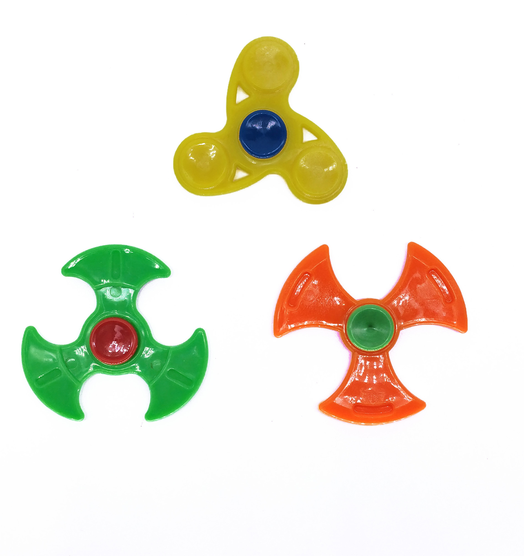 厂家直供成人外贸减压三叶手指指尖陀螺儿童塑料玩具批发赠品地摊