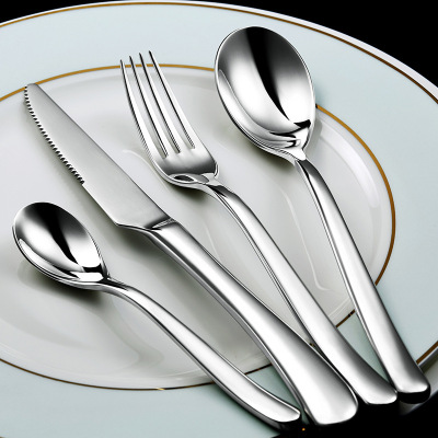 高档不锈钢西餐刀叉勺牛扒刀西餐餐具套装