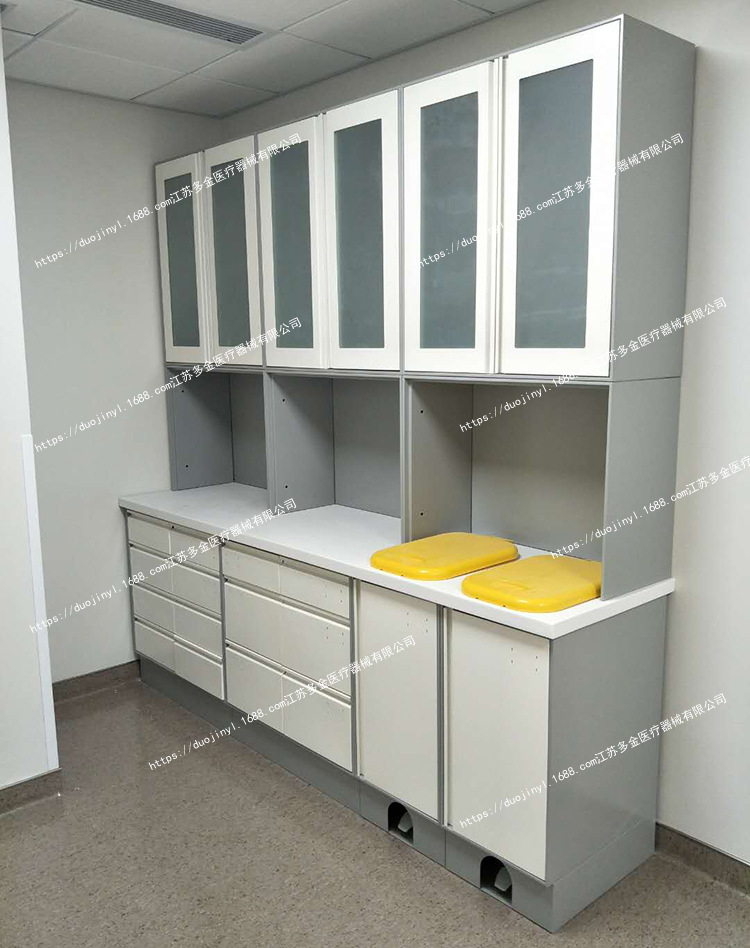 厂家定制医院家具治疗室操作台配液治疗柜处置室无菌柜工作台