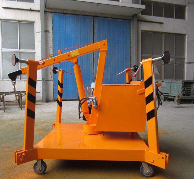 众升机械定制加工一吨移动式起重机,带轮子一吨吊机,液压起重机