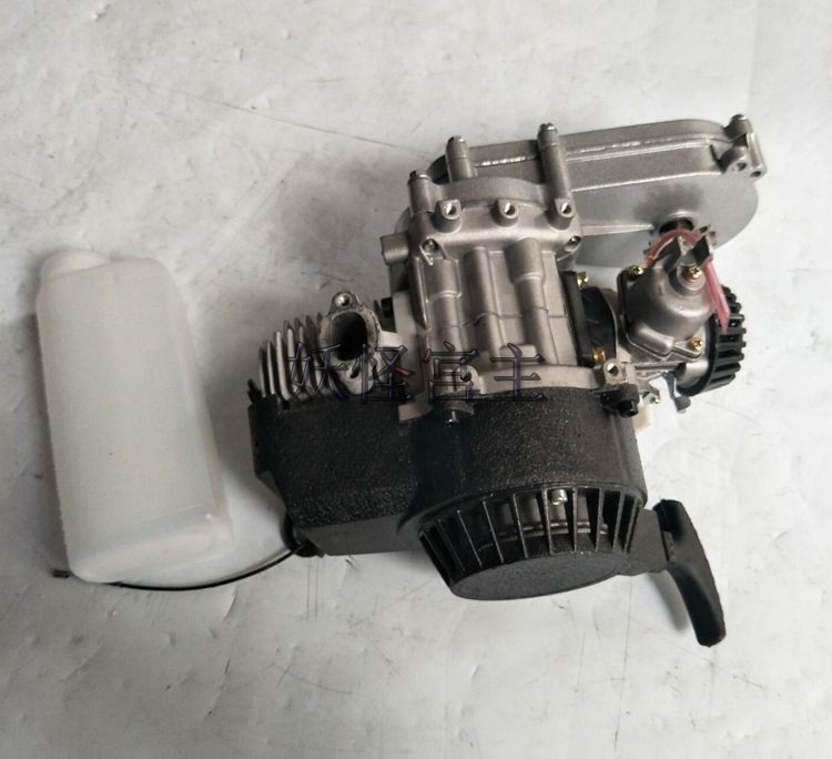 49cc迷你摩托车发动机 二冲程小跑车小利亚铝易拉易启动汽油机