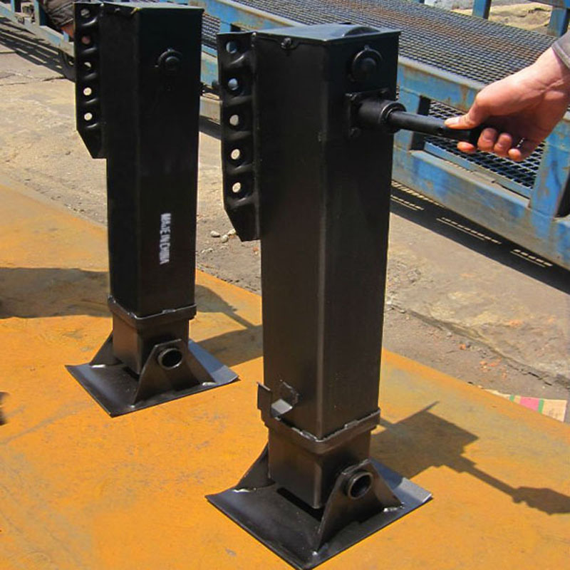 供应半挂车手摇支腿jost支撑房车支脚trailer landing gear