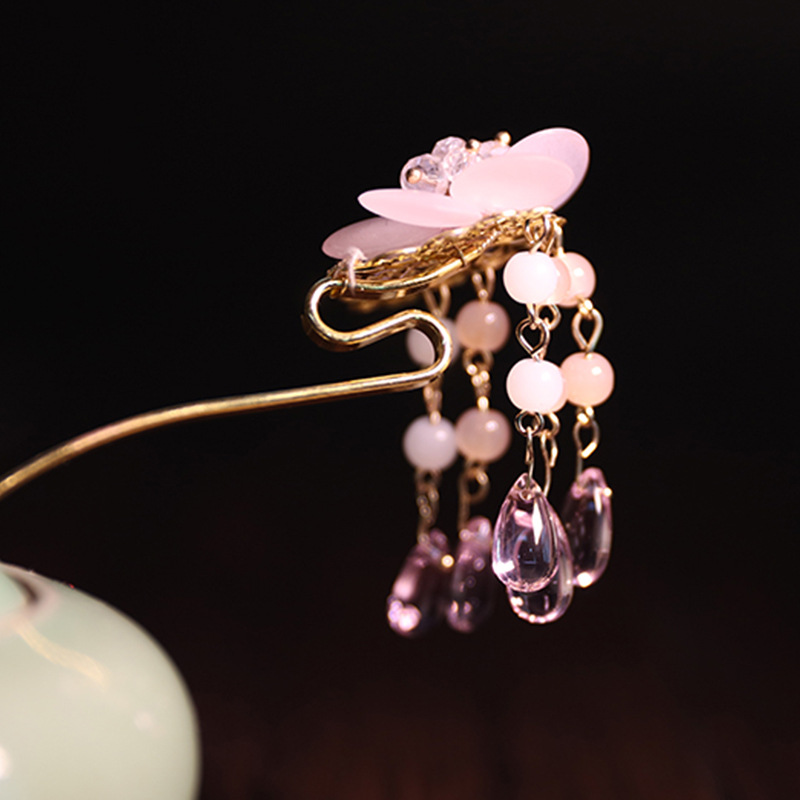 古风发簪公主步摇小仙女流苏发饰 发簪古风甜美簪子礼物礼品批发