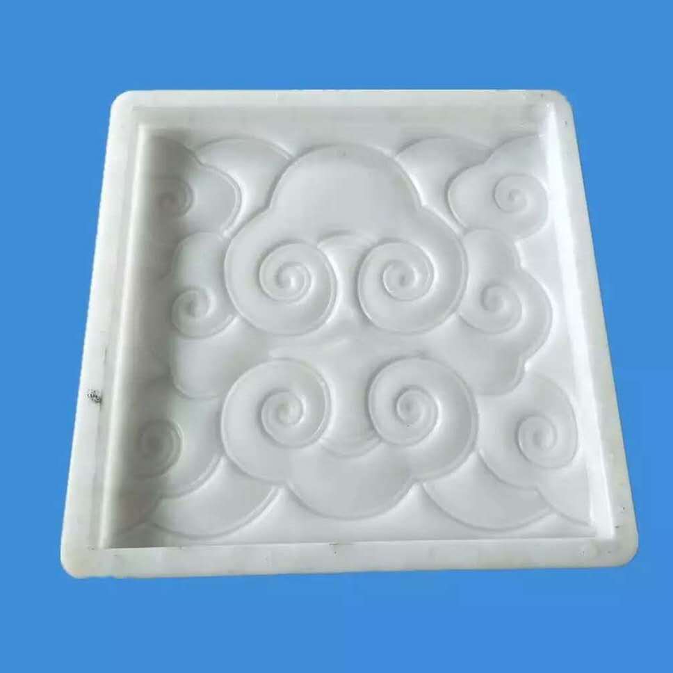 厦门彩砖模盒道路地砖模型福建人行道水泥砖盒子30公分长地砖模盒