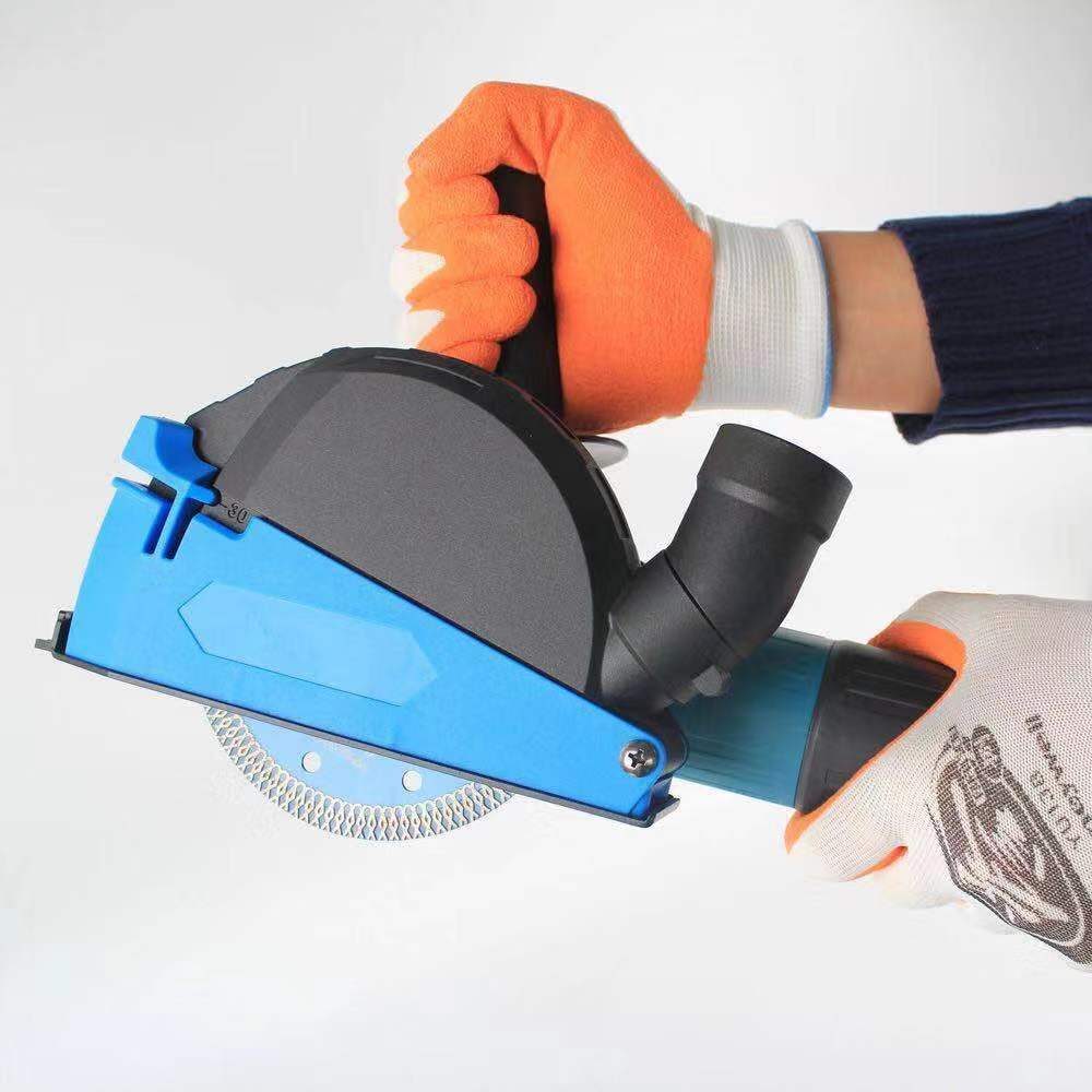 100角磨机切割罩4寸 石材集尘罩切割罩 125角磨机5寸开槽吸尘罩