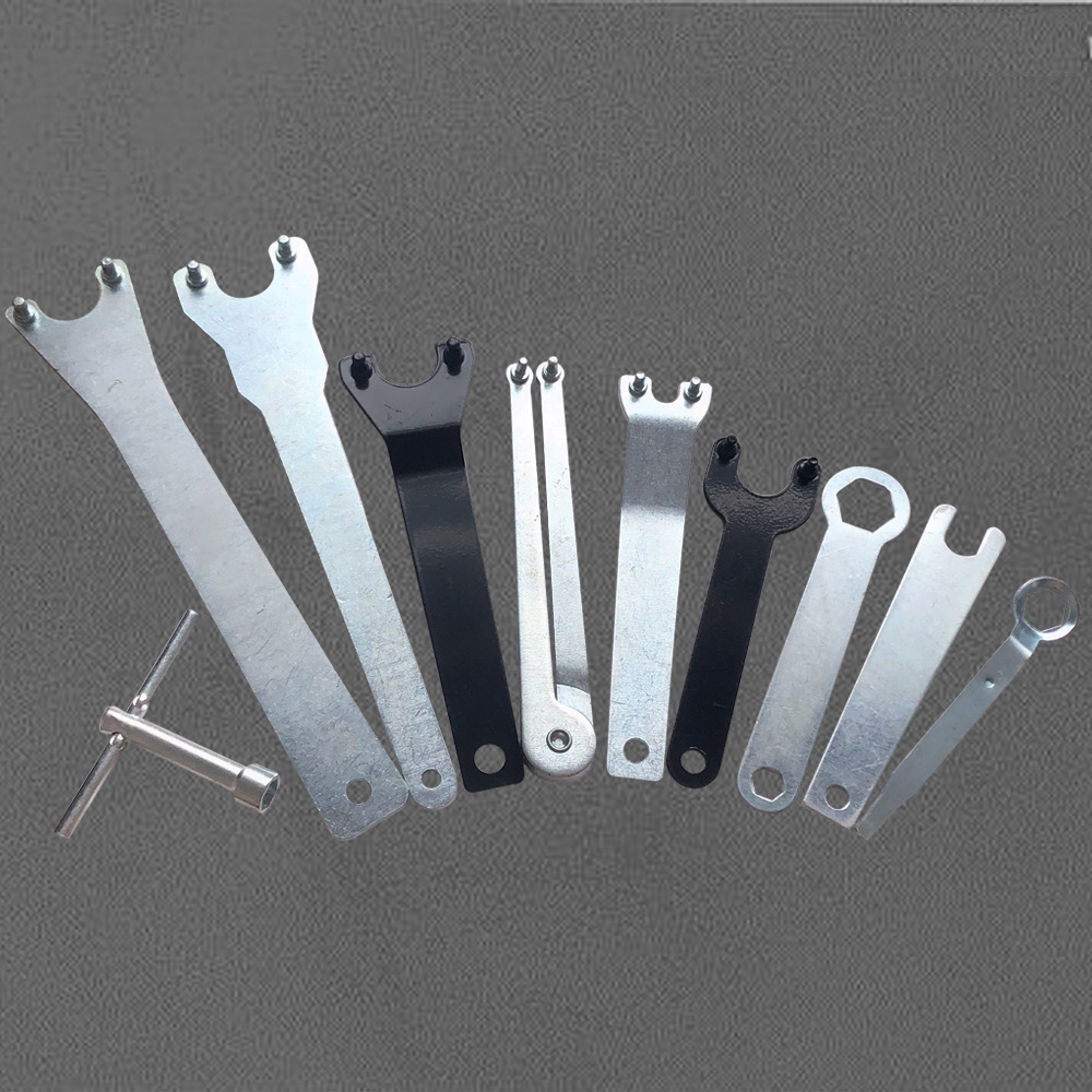 电动工具配件角磨机修边机切割机扳手角磨机开口扳手可调角度活动