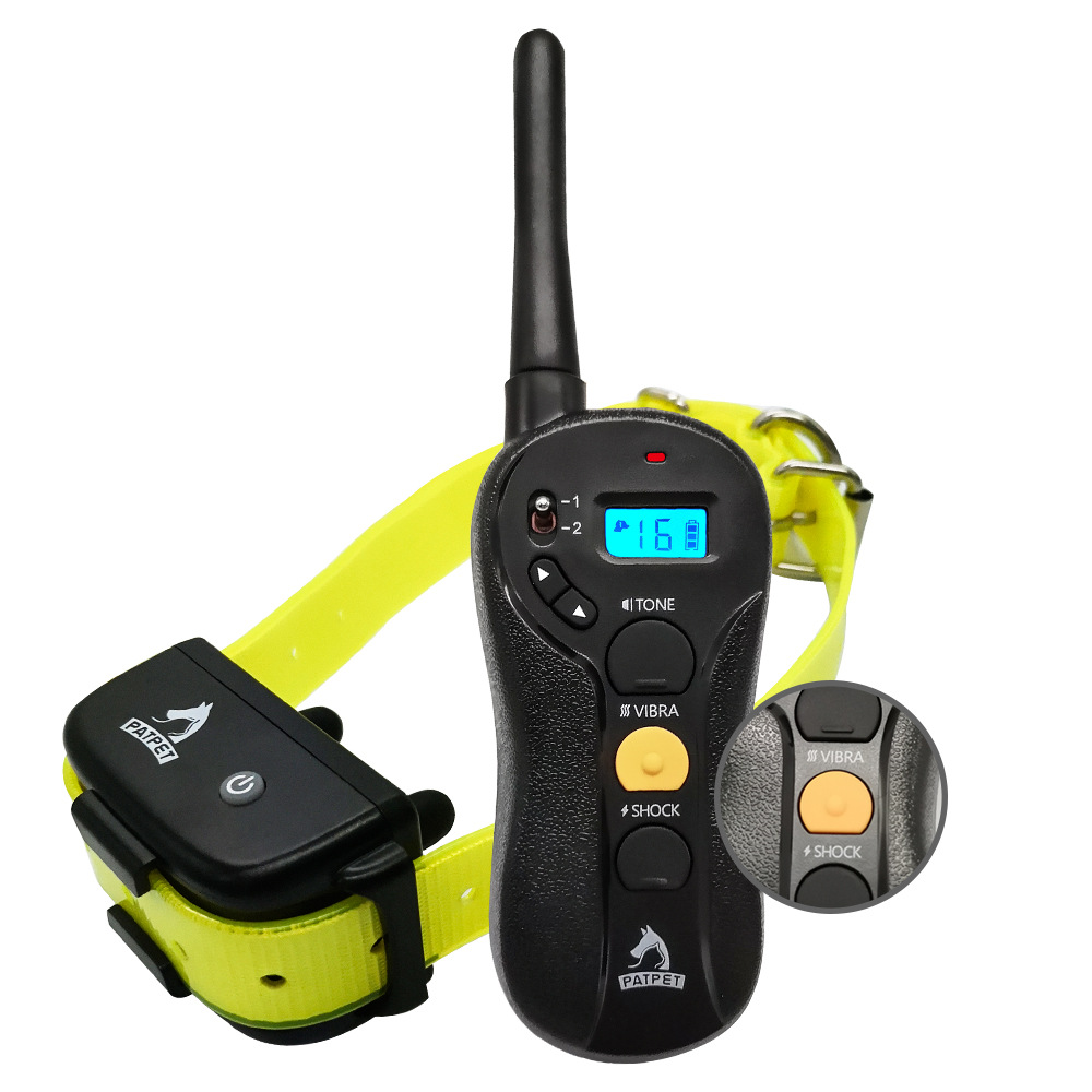派特防狗叫遥控止吠器 宠物狗电击训练器 室外训狗器现货批发