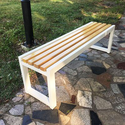 公共排椅_休息彩色长条凳 广场长 户外实木园林 - 阿里巴巴