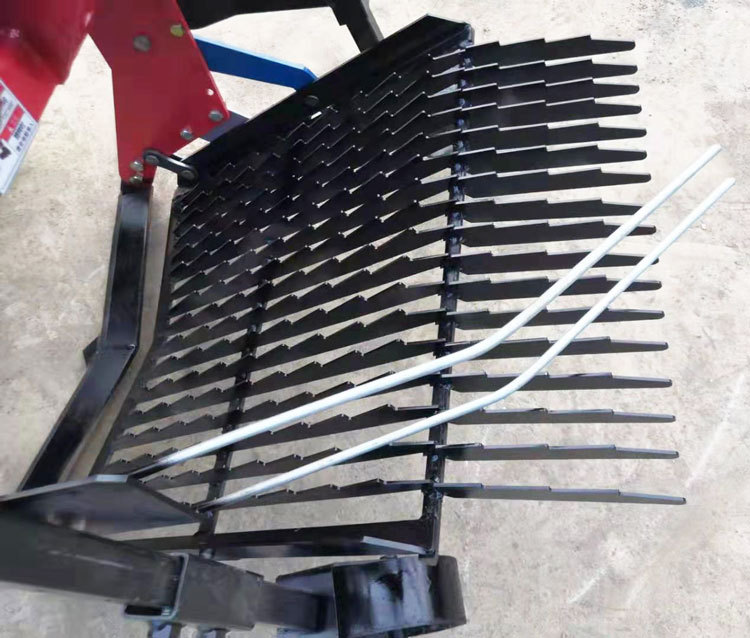 多功能贝母收获机 手扶车带振动筛收割机 花生药材收获机