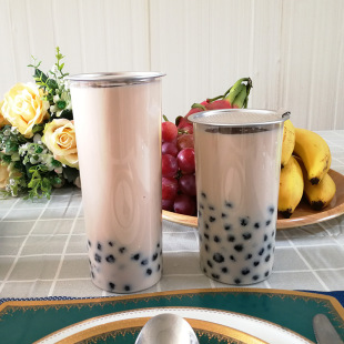 pet奶茶瓶易拉罐瓶订制果茶瓶网红奶茶瓶定制logo水吧饮料奈雪款