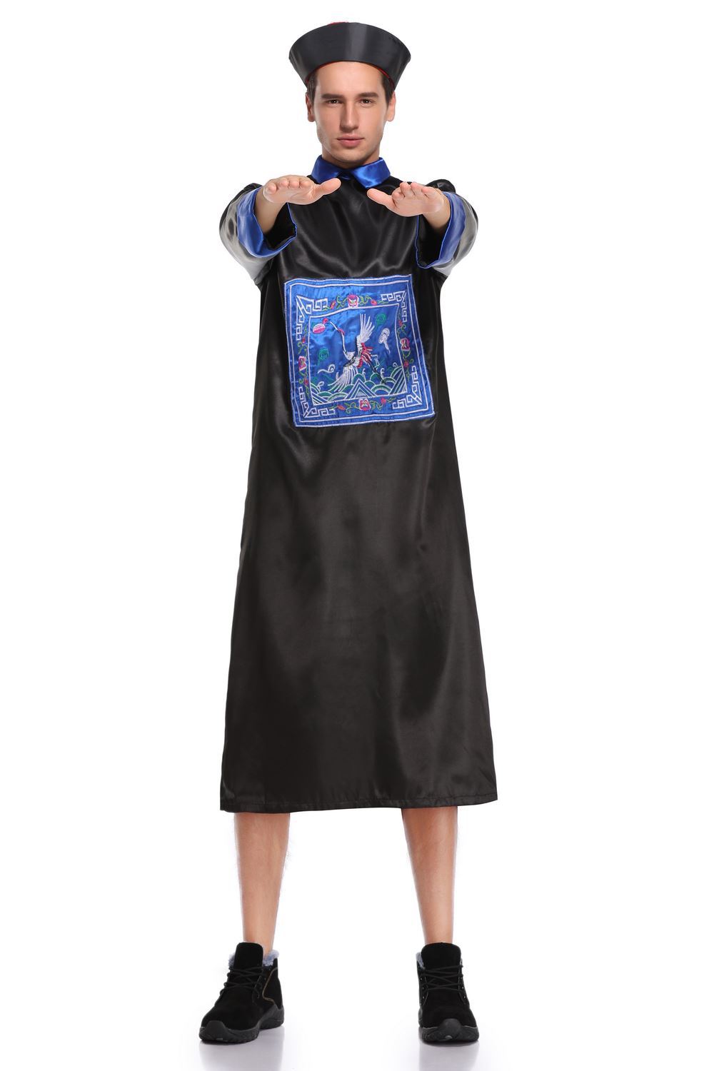 万圣节服装成人儿童亲子装古代僵尸服英叔电影僵尸先生角色扮演服