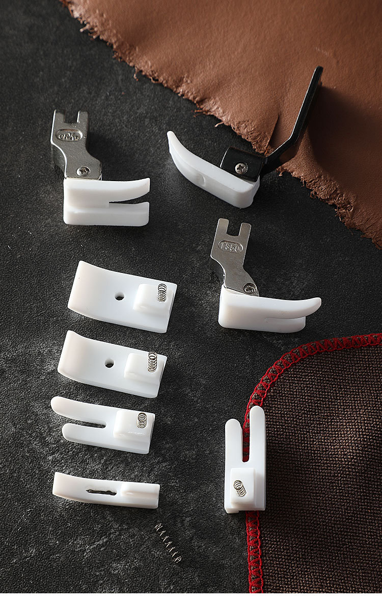 塑料缝纫机胶压脚缝纫机配件工业平车压脚底板铁氟龙压脚压脚皮