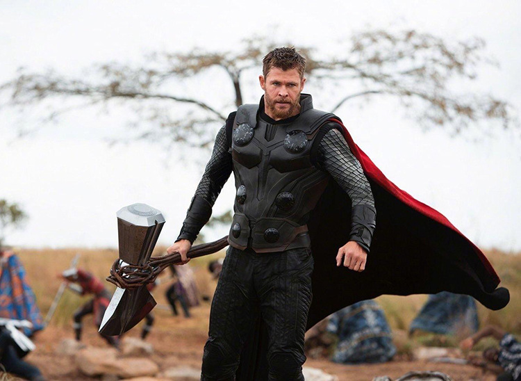 复仇者联盟3风暴战斧锤 雷神之锤斧新武器斧头影视道具 pu材质