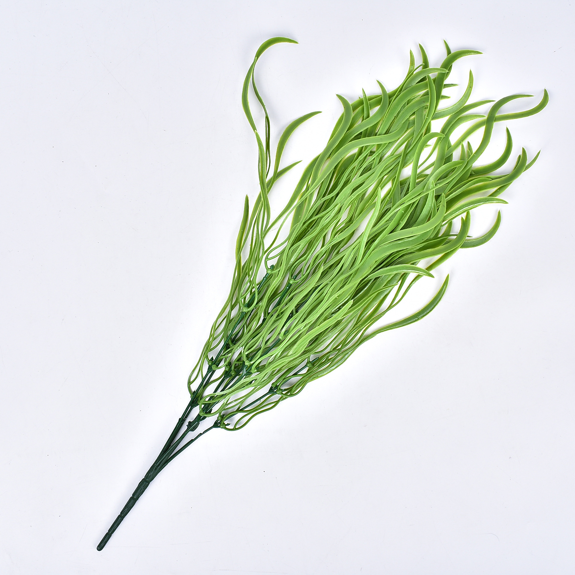 仿真龙须草50cm长扁草仿真植物墙配材 灯饰装饰 婚庆装饰绿植柳条