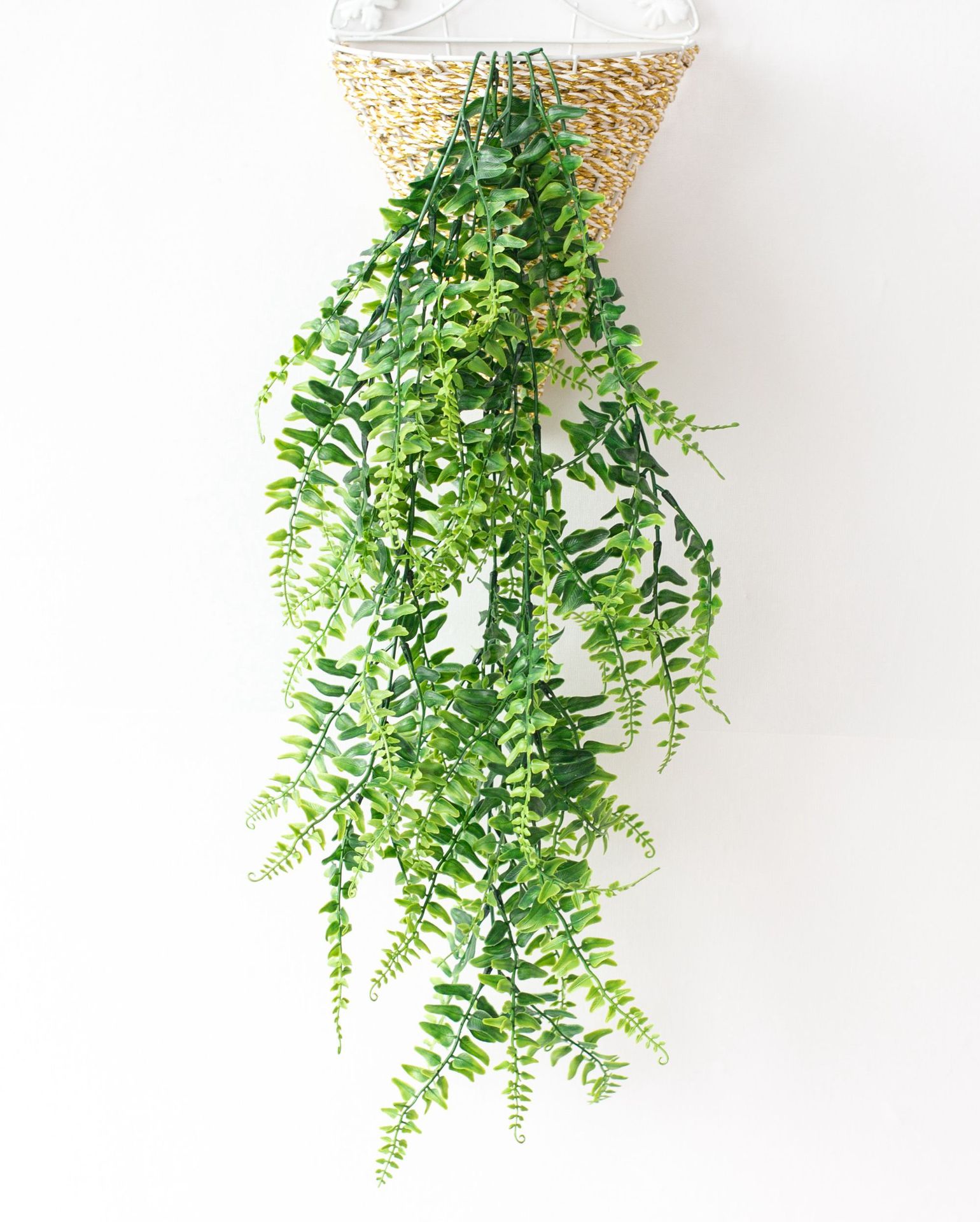 厂家直销植物吊钟挂 藤条壁挂室内装饰 5叉藤蔓草装饰