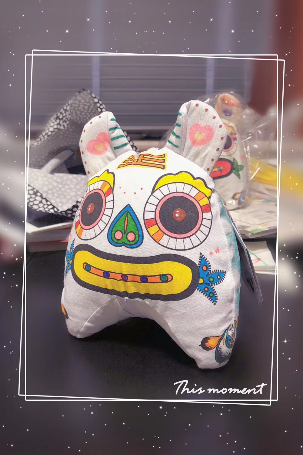 创意礼品布老虎diy虎年吉祥物公仔doodle涂鸦玩偶吉祥物humanpark