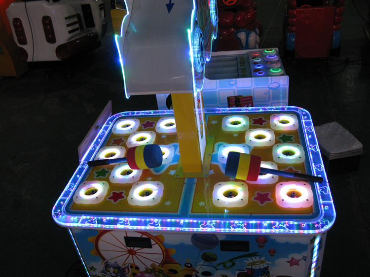 双人打地鼠游乐场电玩城游戏机设备儿童亲子敲击投币游戏机打青蛙