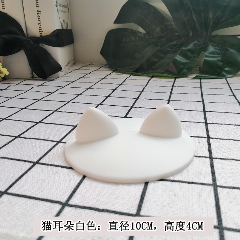 Cute Three-Dimensional Cartoon Rabbit Silicone Japanese Food Grade Tea Lid Accessories Universal Universal Mark Cup Cover