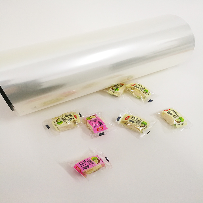 bopp单面热封膜厂家 高爽滑食品吸管日用品外包装材料单面热封膜