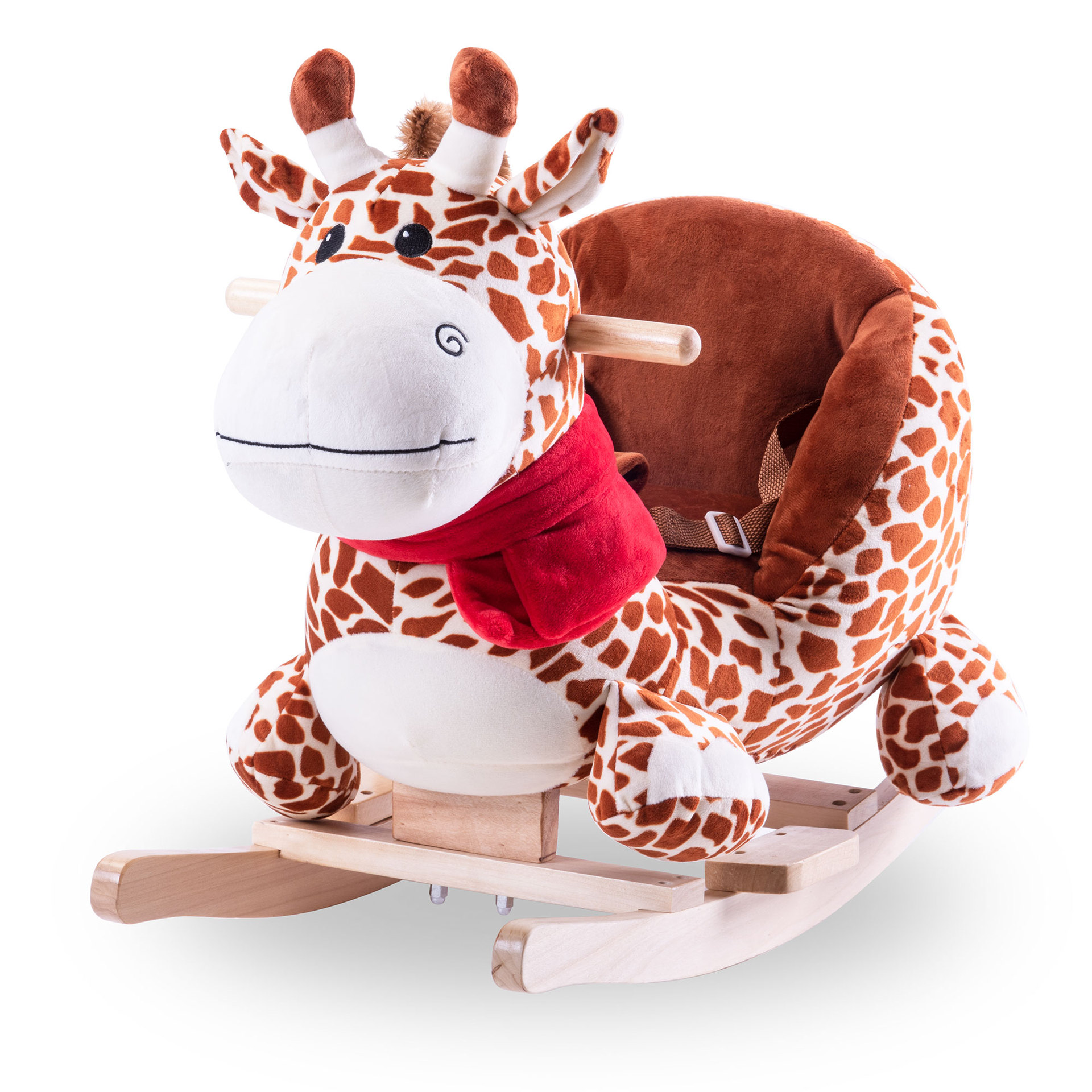 亚马逊ebay儿童摇摇椅长颈鹿摇摇车毛绒摇摇马美国现货一件代发