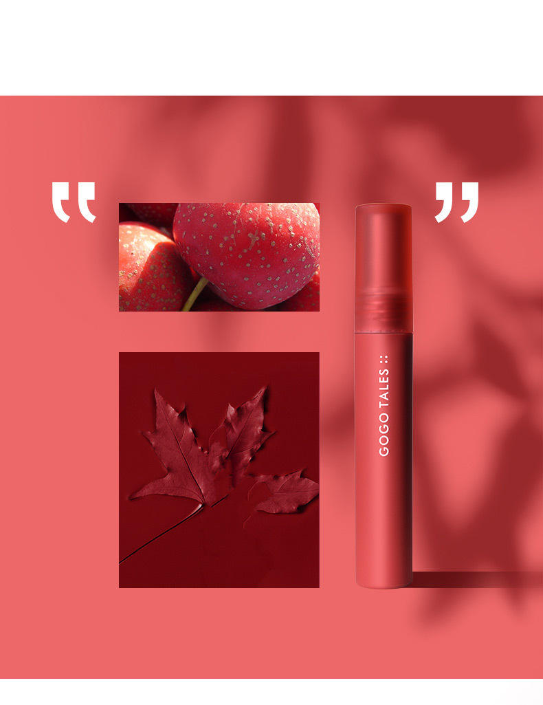 gogotales戈戈舞空气丝绒唇釉哑光雾面丝绒保湿网红口