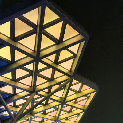 led导光板-厂家定制 创意三角led发光板 幕墙灯系列 颜色尺寸多种可选