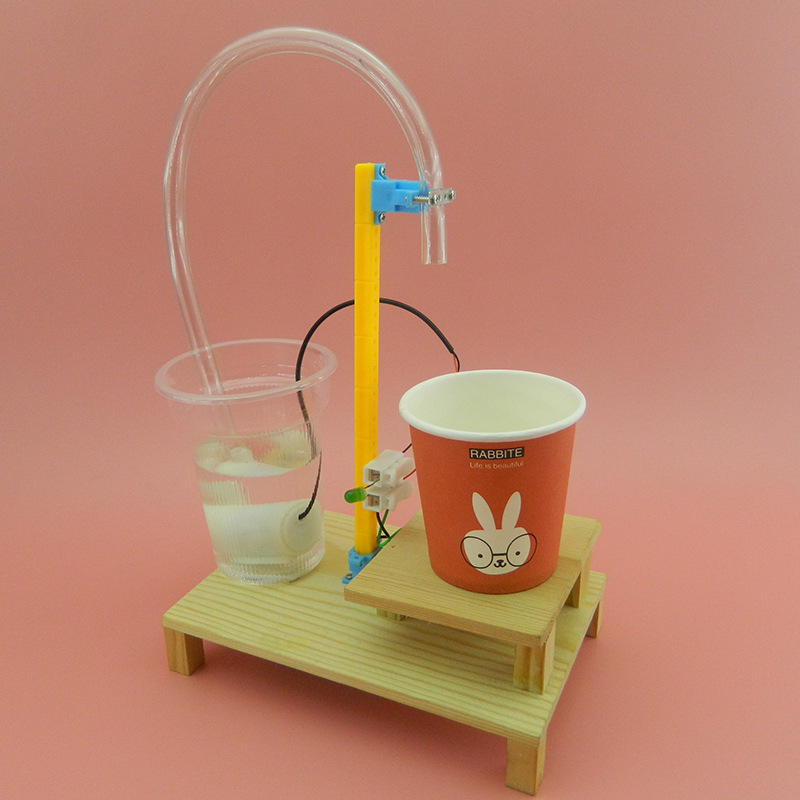 创客小制作自动饮水机材料小发明steam科学实验中小学生手工科技