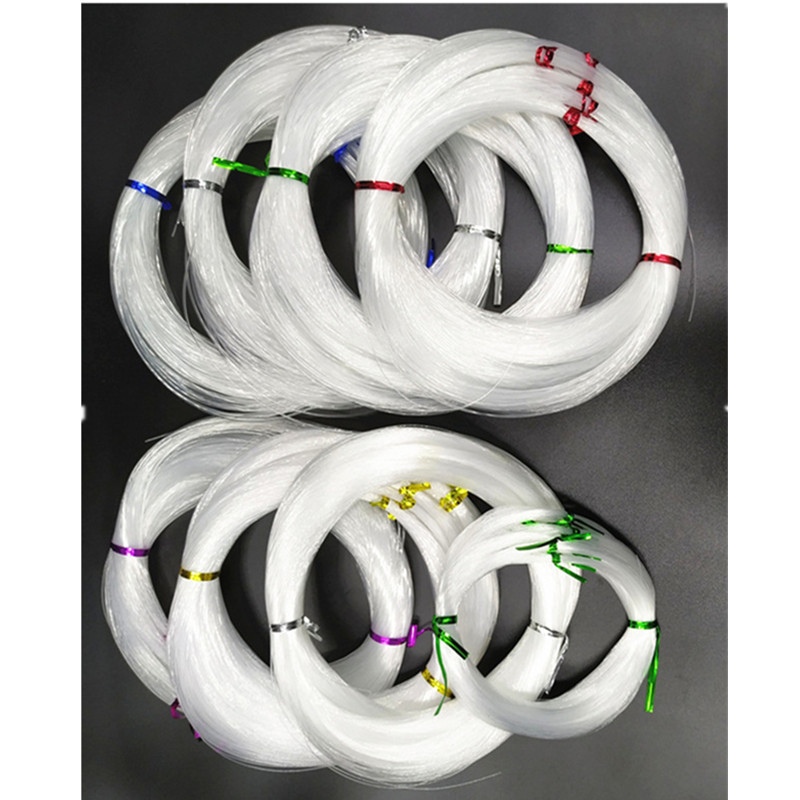 大卷无弹力鱼丝线 diy串珠材料饰品线 透明线手工线鱼线