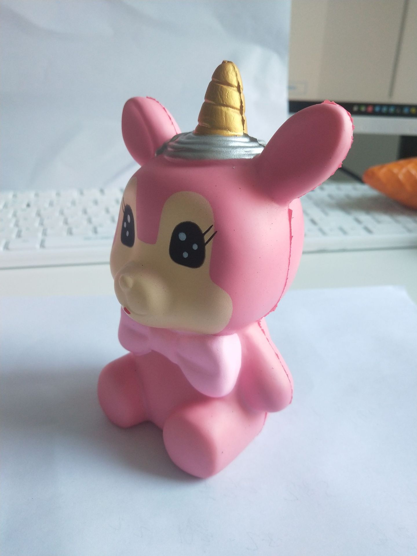 pu玩具慢回弹新款独角松鼠减压玩具儿童玩具工厂直销可定制