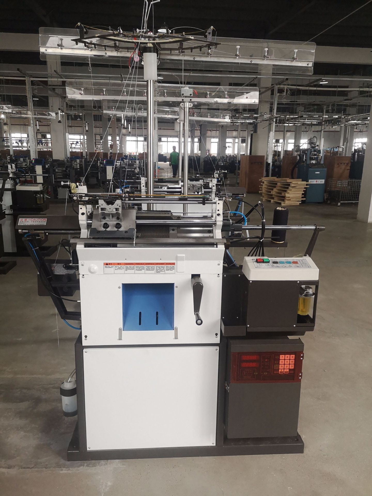 出售二手全自动手套编织机器 劳保手套 五指手套 半指手套编织机-阿里