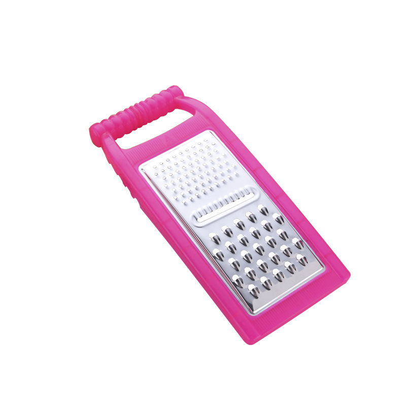 货源 多功能黄瓜刨丝器塑料圆柄萝卜刨丝器水果刨不锈钢刨丝切片