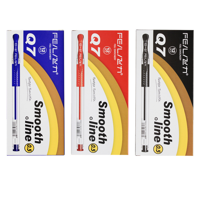 多色荧光笔芯 彩虹中性笔替换芯 炫彩荧光铜头笔芯开学文具批发-报价