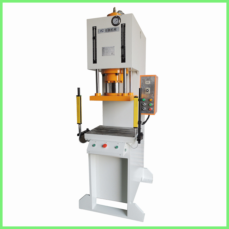 20t压力机金驰牌小型液压冲床整机式单臂快速20吨油压机