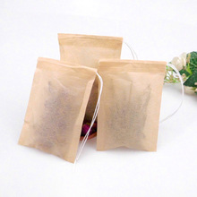 茶包袋7*8cm木浆单抽线茶袋系线茶袋过滤纸袋拉线滤纸袋厂家