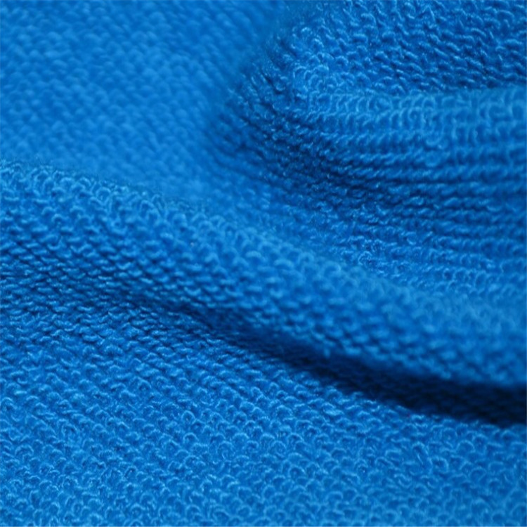 32s支cvc斜纹针织卫衣面料 精梳棉鱼鳞布 卫衣运动套装毛圈布库