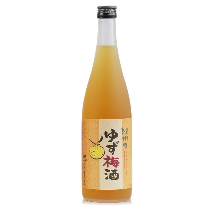 日本中野纪州柚子梅酒 原装进口女性梅子酒 低度甜酒果酒 720ml