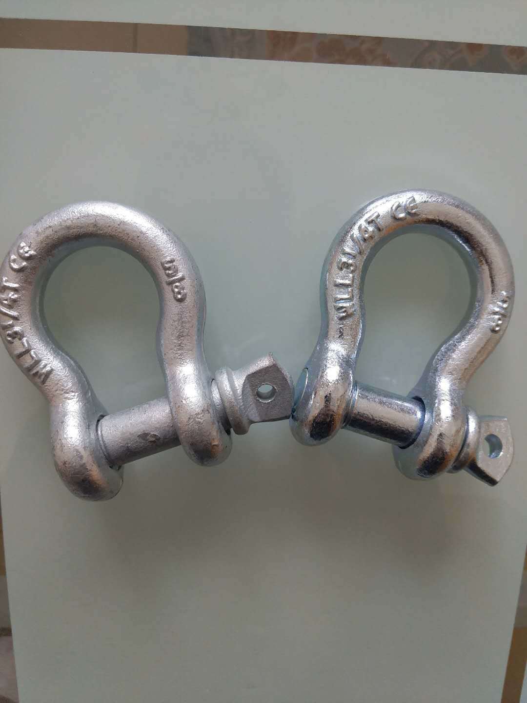 厂家美式弓型卸扣 高强度起重卸扣链条连接器u型卡环锁扣钢扣