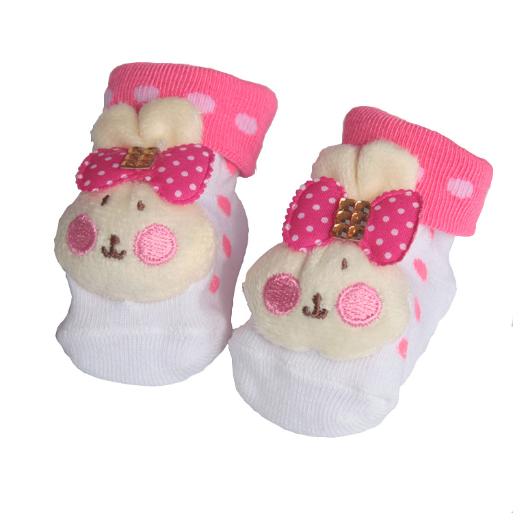 Autumn and Winter New Baby Socks Baby Non-Slip Socks Doll Cute Bell Socks Wholesale Factory Direct Export Foreign Trade