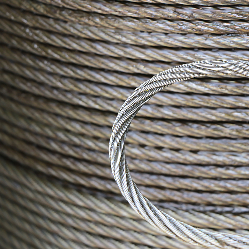 光面涂油油丝绳 麻芯光面钢丝绳吊装安全绳 吊车起重吊装油丝绳