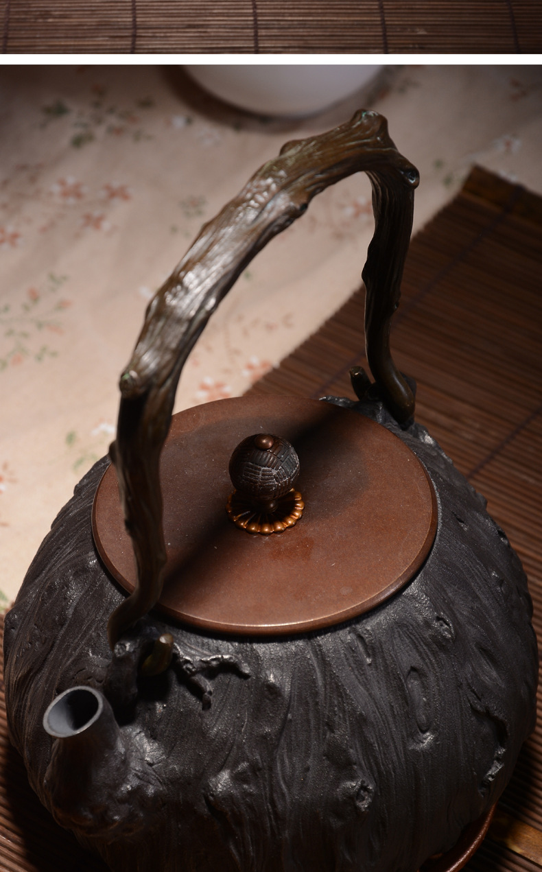达摩铸铁壶日本南部生铁壶老铁壶 煮茶壶烧水壶 量大优惠