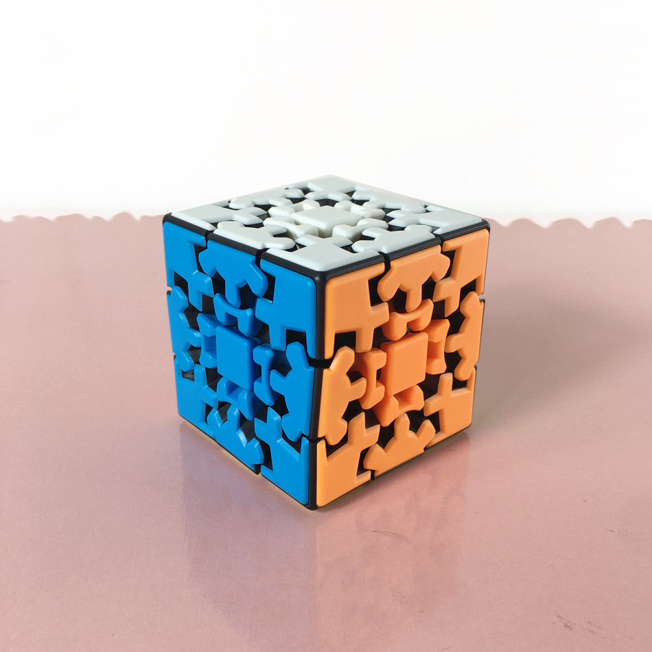 御魔三阶齿轮魔方实色齿轮魔方免贴好用的尺寸店长推荐